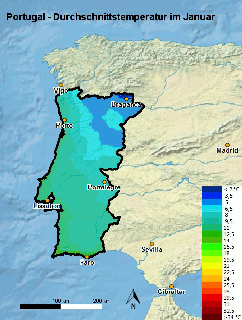Portugal Wetter & Klima: Klimatabelle, Temperaturen und beste Reisezeit